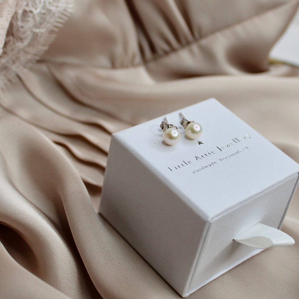 Pearl Stud Earrings