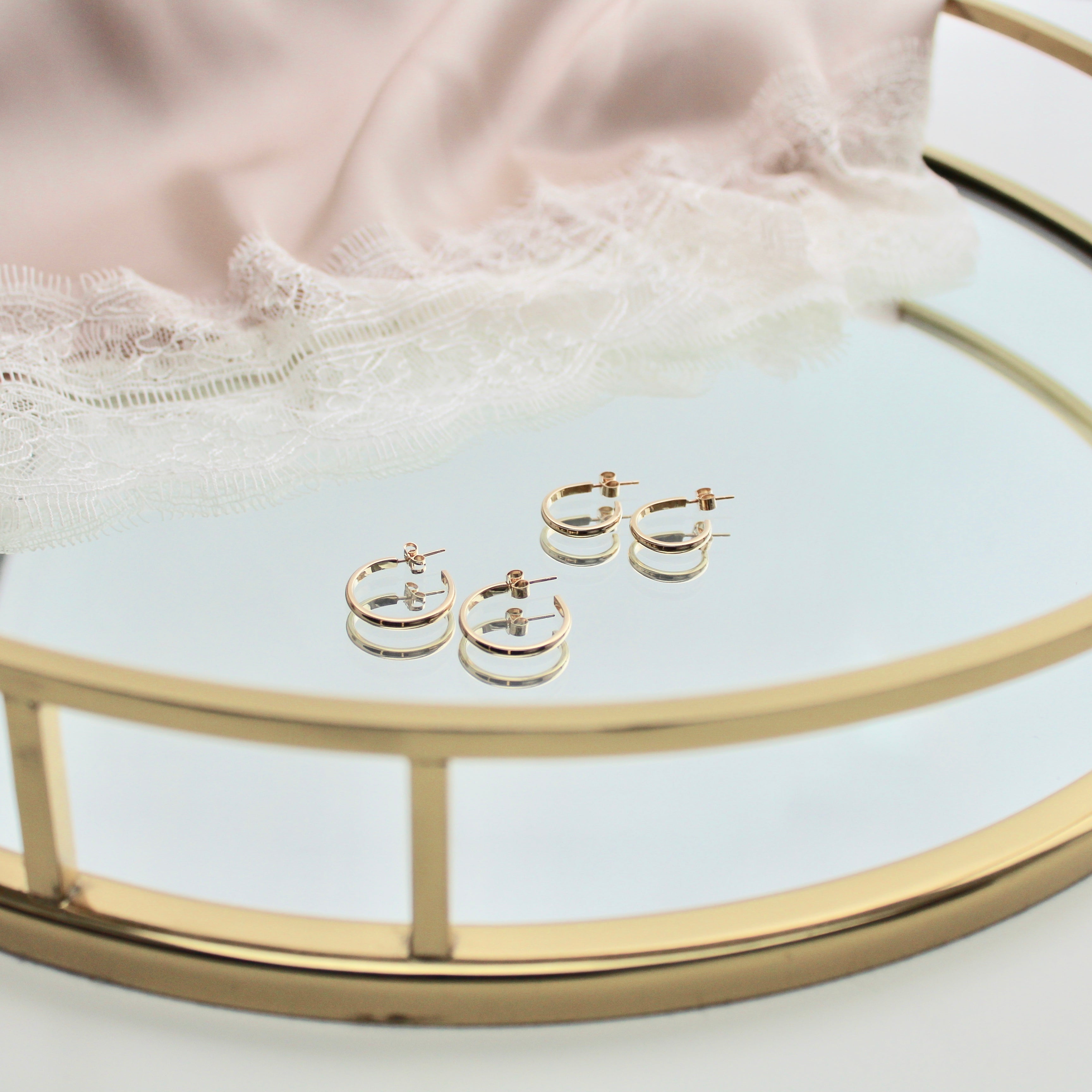 Timeless Hoop Earrings 9ct Gold