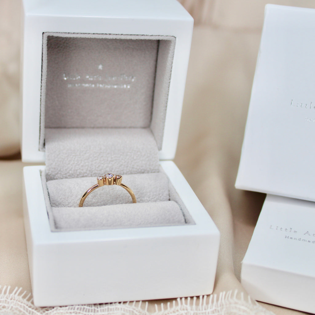 Sunbeam Ring Diamond & 9ct Gold