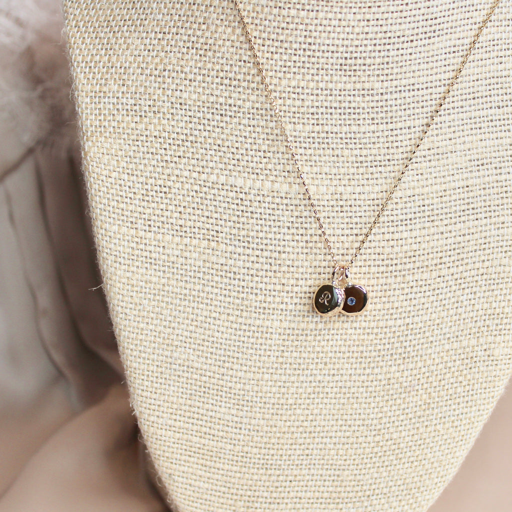 Perfectly Imperfect Birthstone Nugget Pendant