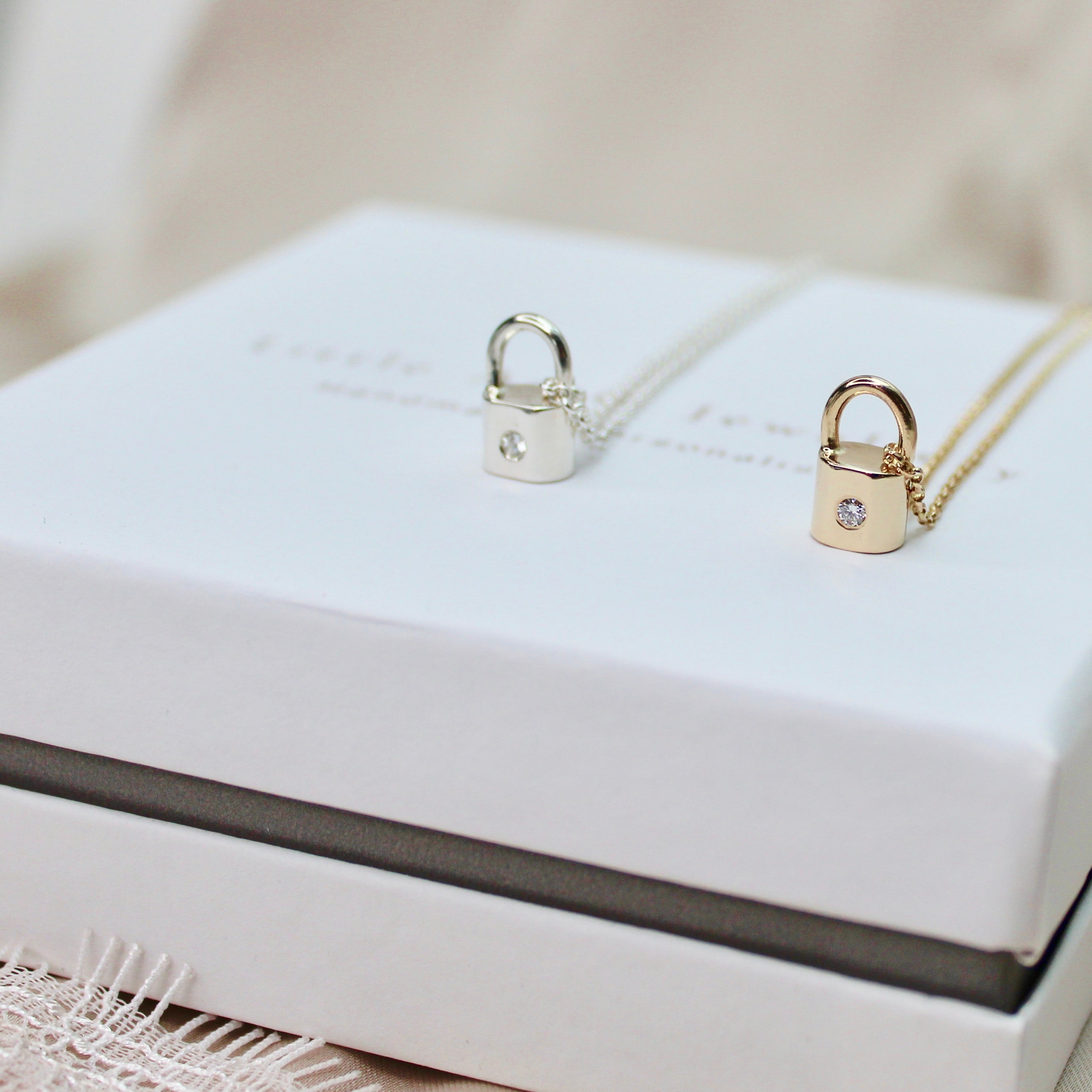 Padlock Charm Pendant