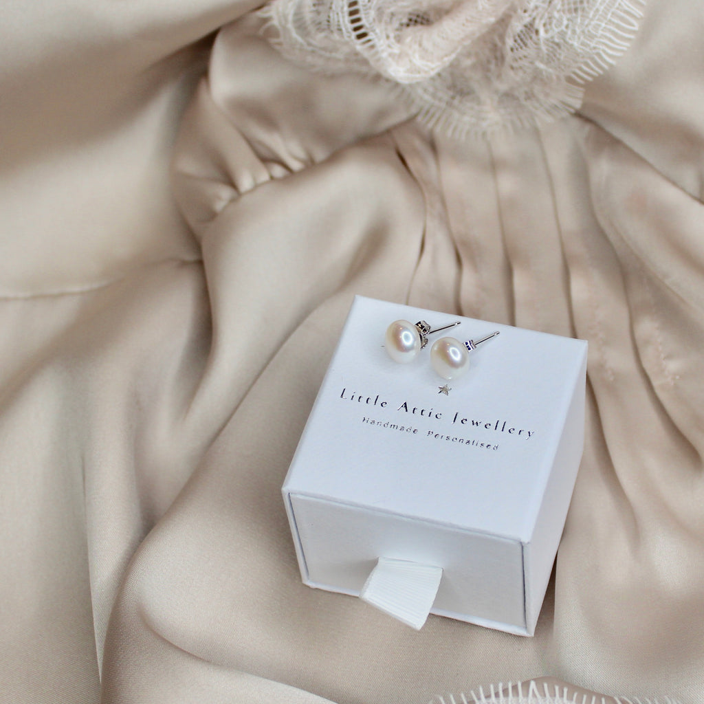 Pearl Stud Earrings
