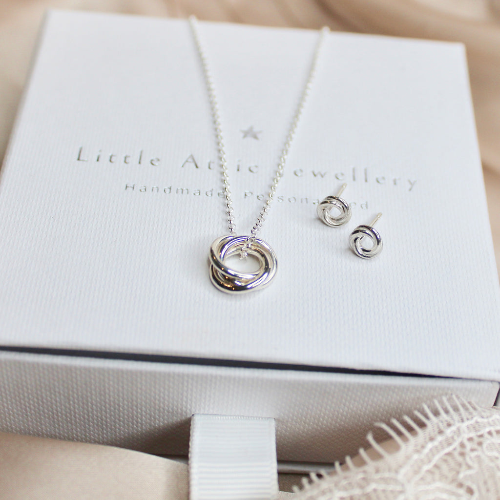 Russian Wedding Ring Earrings