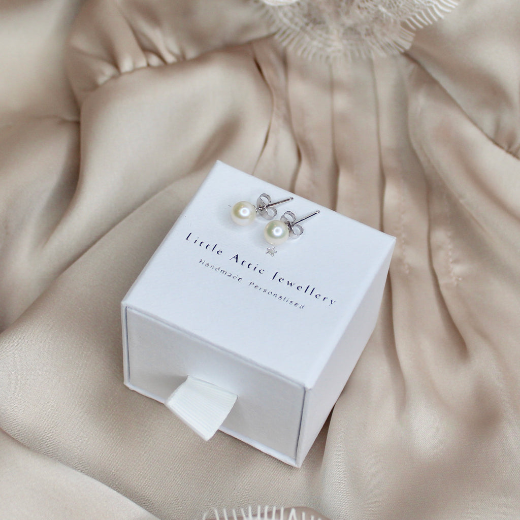 Pearl Stud Earrings