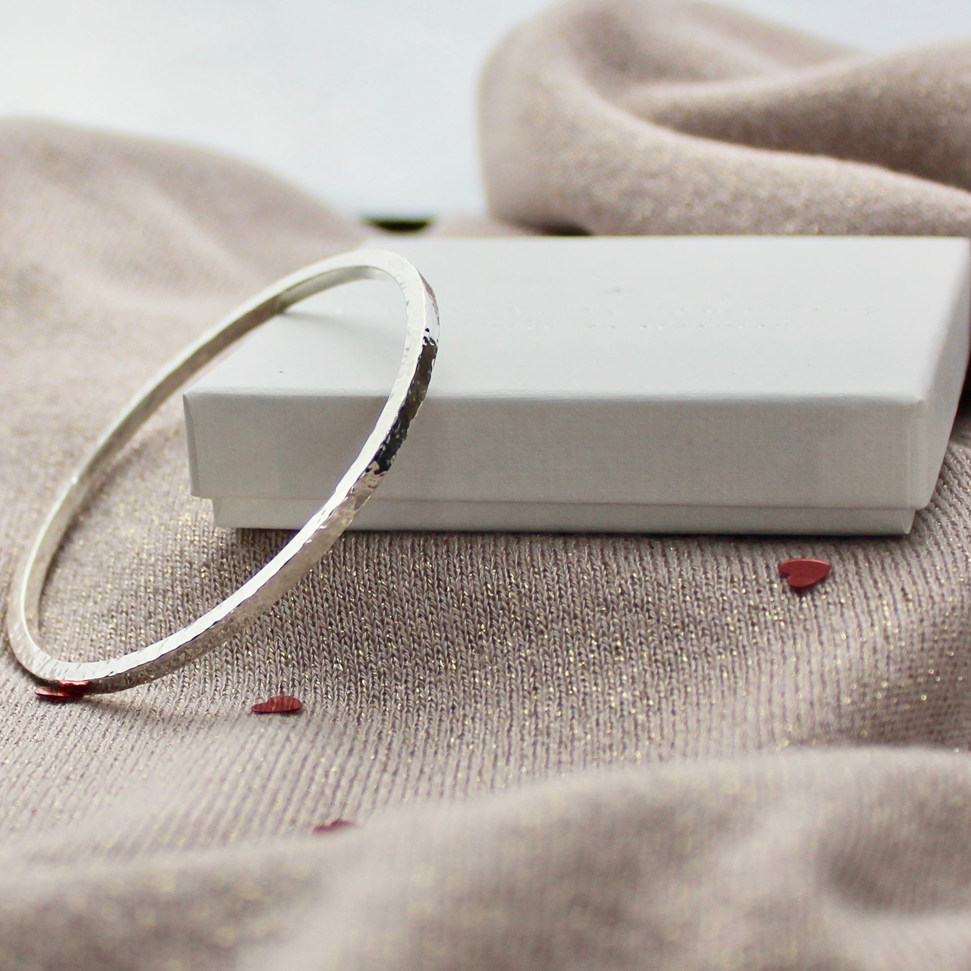 Chunky Stacking Bangle Sterling Silver