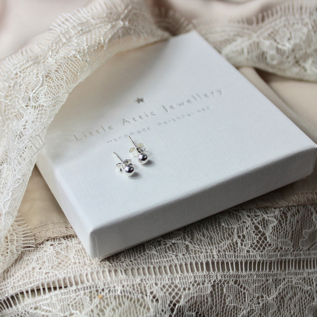 Ball Stud Earrings