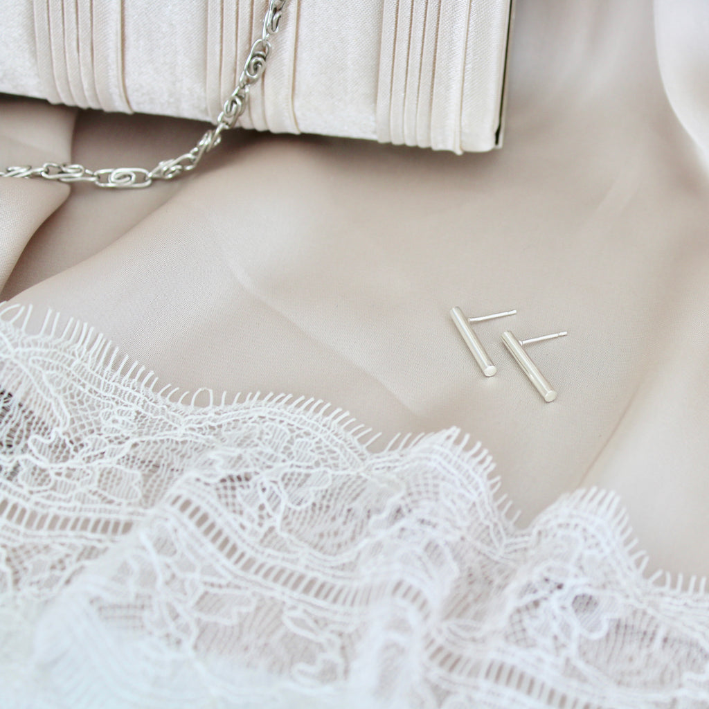 Batten Earrings Sterling Silver