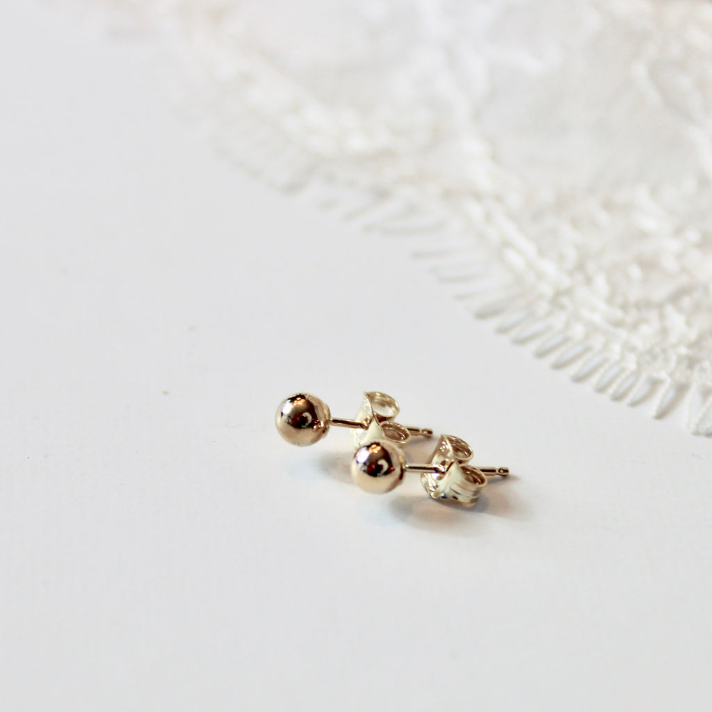 Ball Stud Earrings