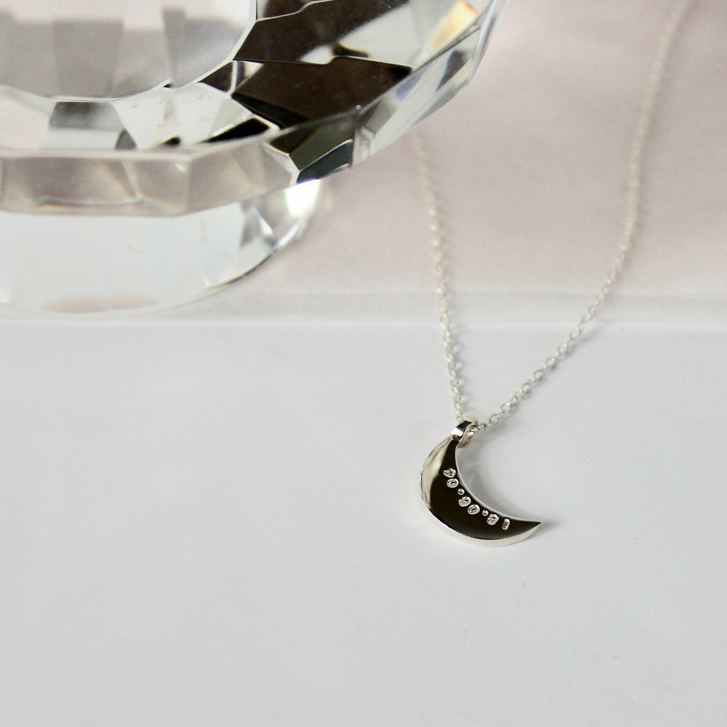 Sleepy Moon Necklace