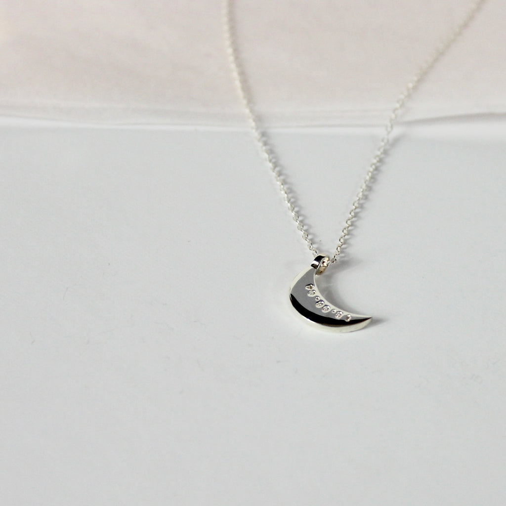 Sleepy Moon Necklace