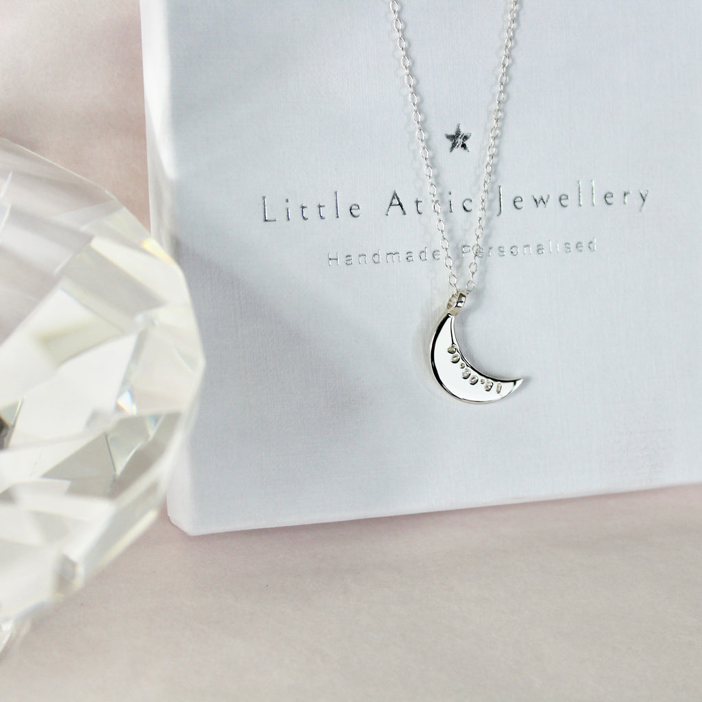 Sleepy Moon Necklace