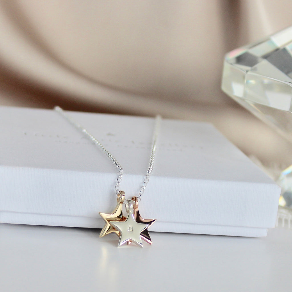 All Star Necklace Silver and Gold