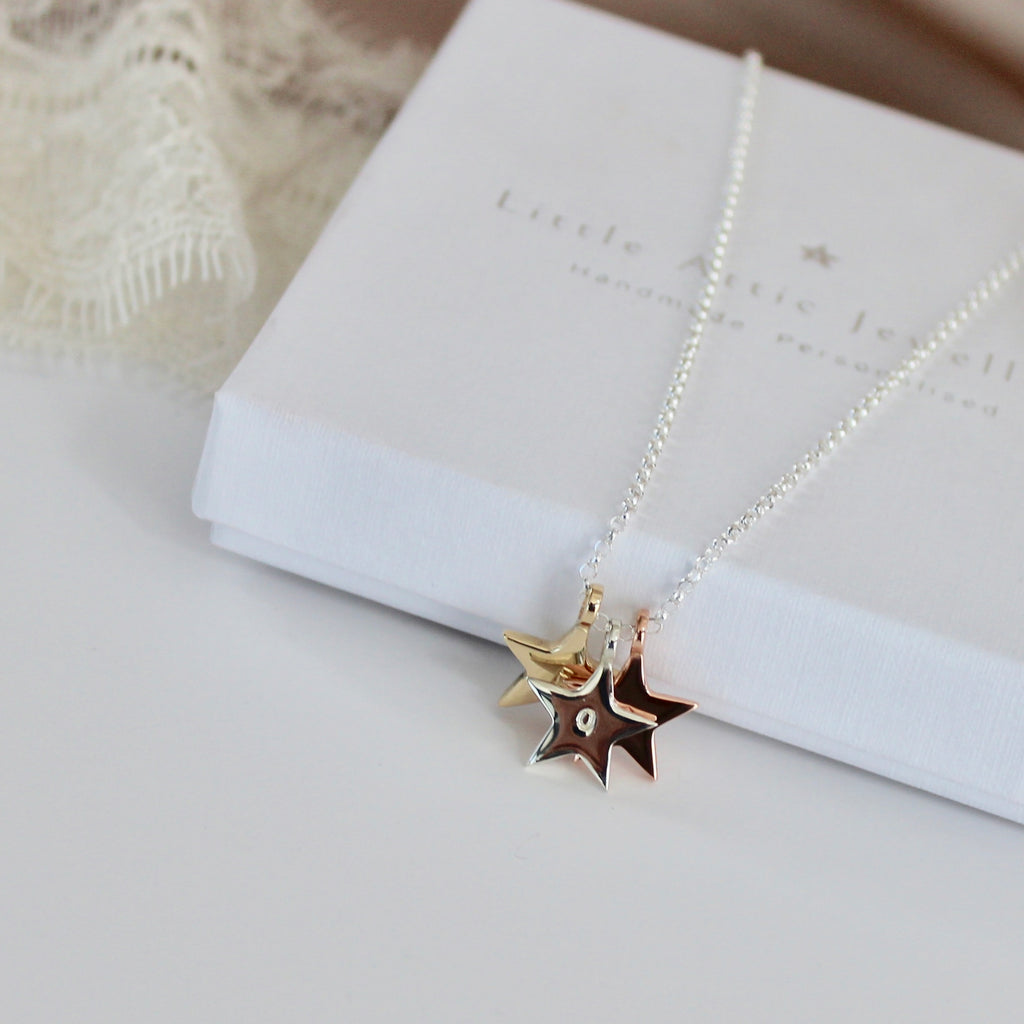 All Star Necklace Silver and Gold