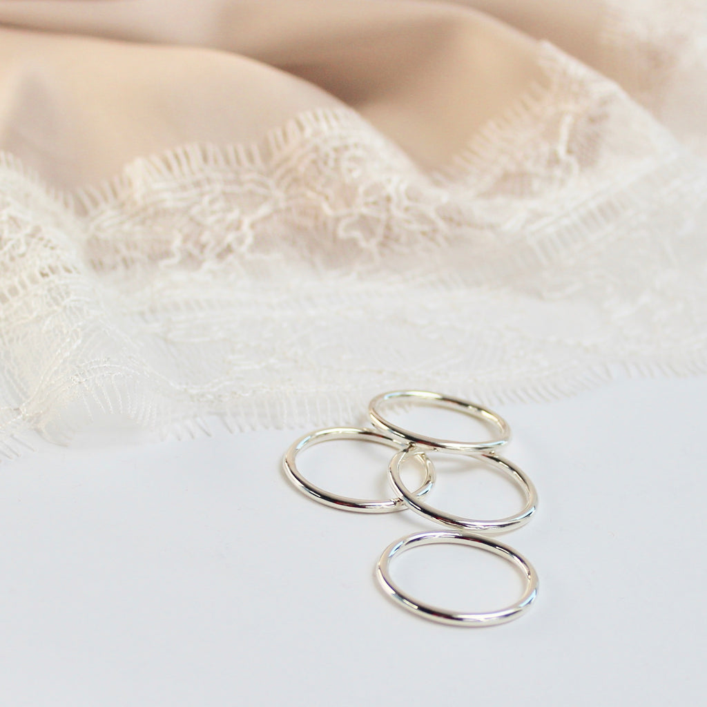 Sterling Silver Stacking Rings
