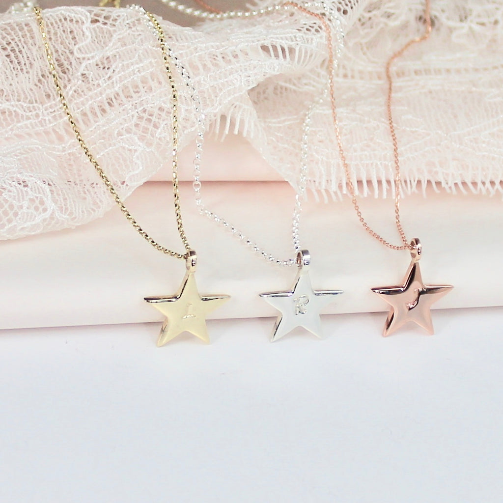 Star Initial Necklace
