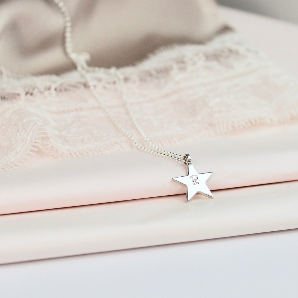 Star Initial Necklace