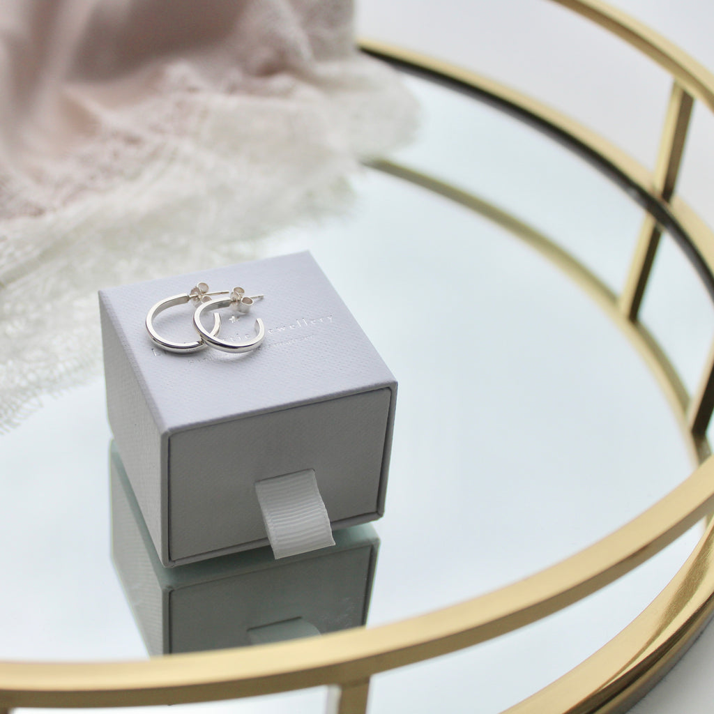 Classic Hoop Earrings Sterling Silver