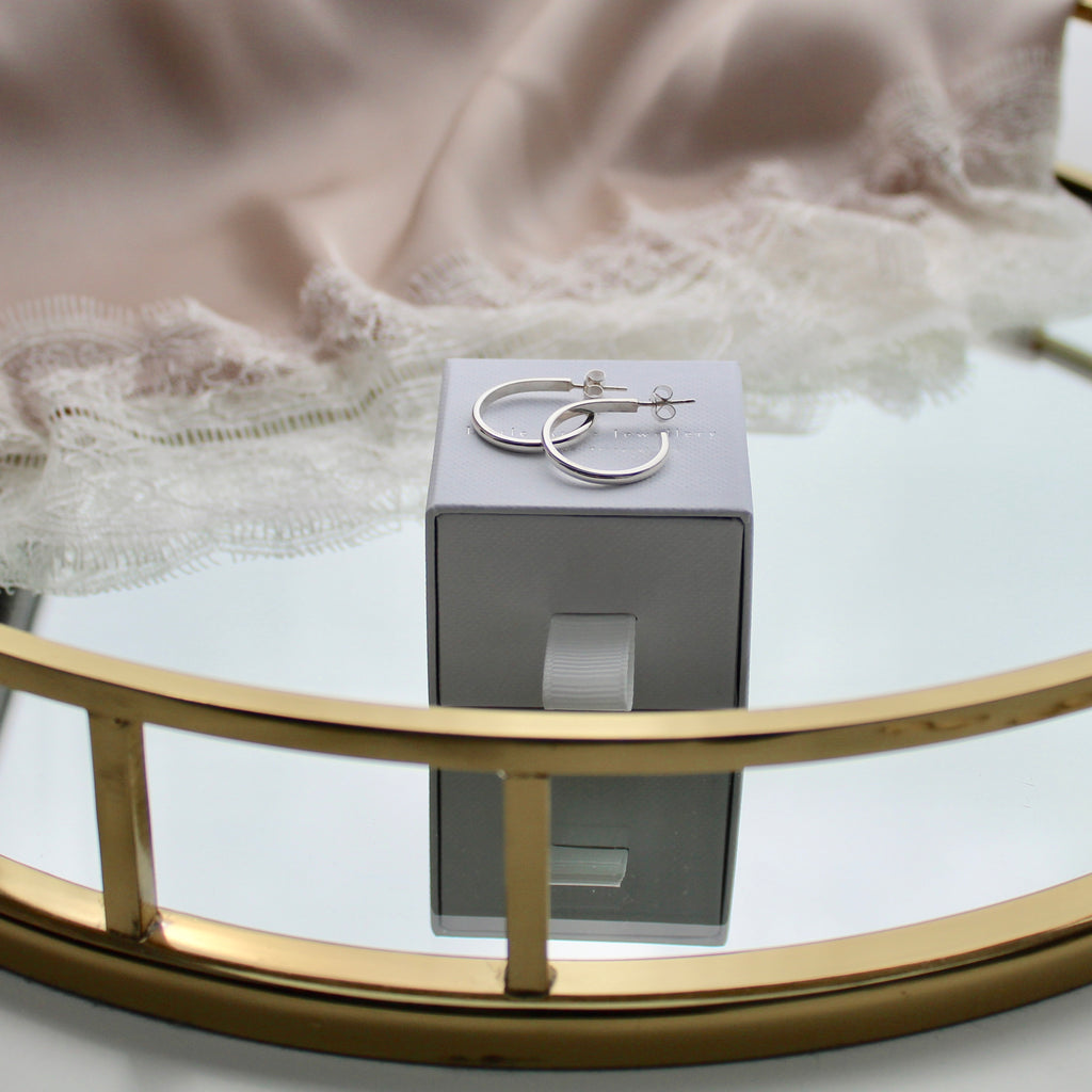 Classic Hoop Earrings Sterling Silver