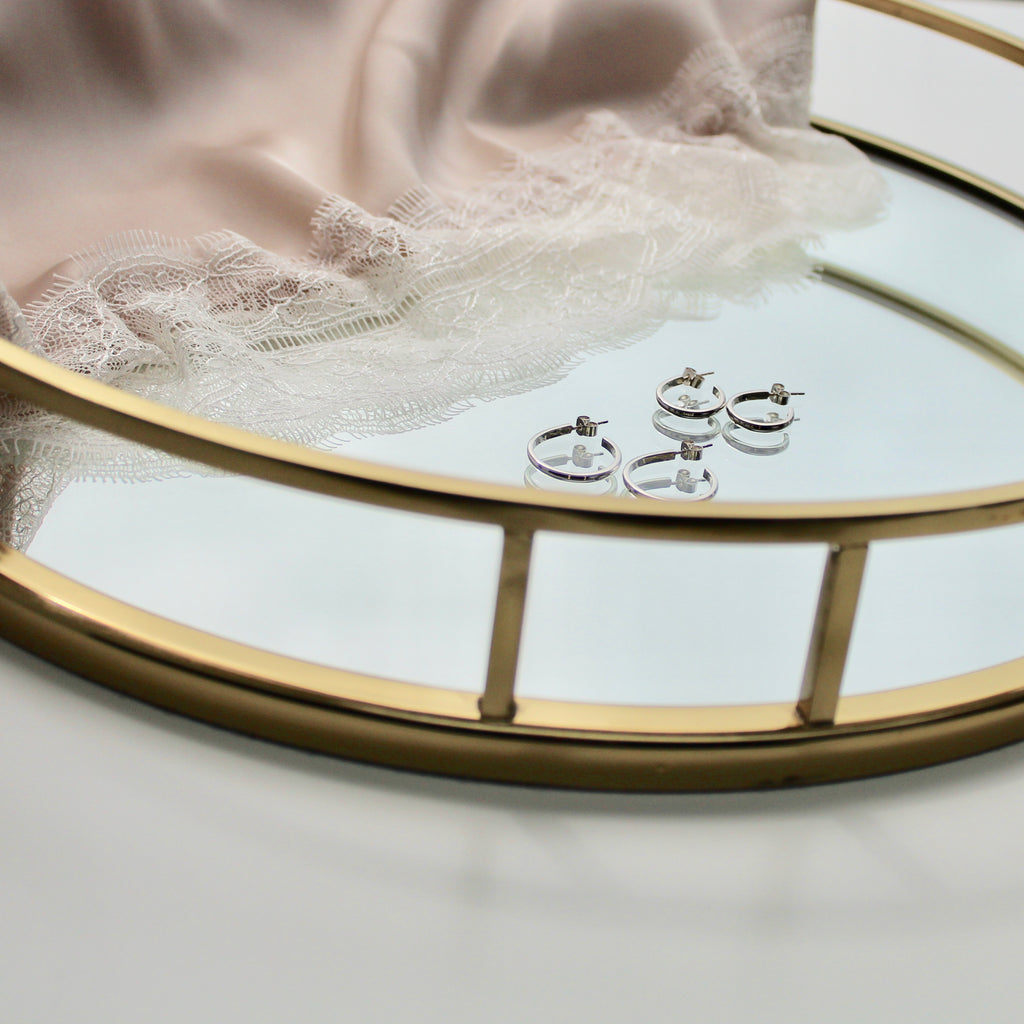 Classic Hoop Earrings Sterling Silver
