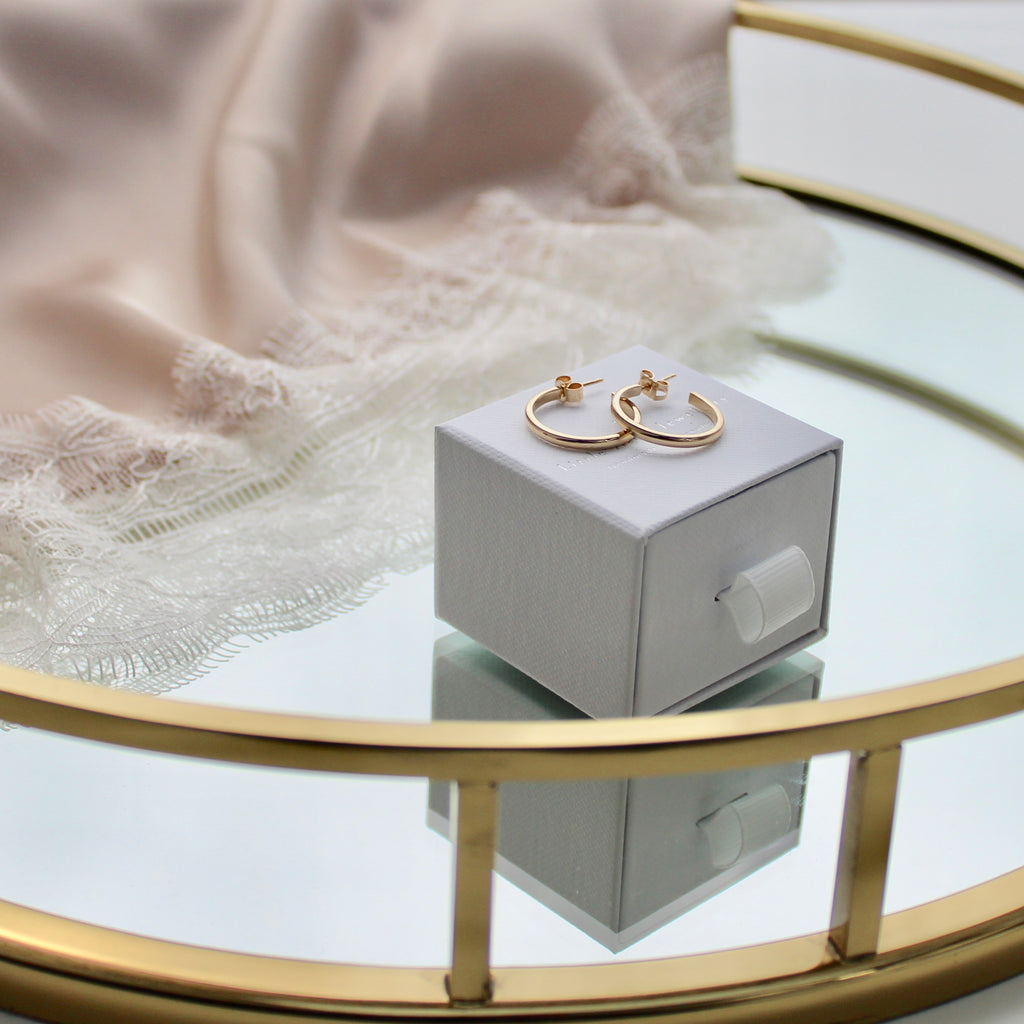 Timeless Hoop Earrings 9ct Gold